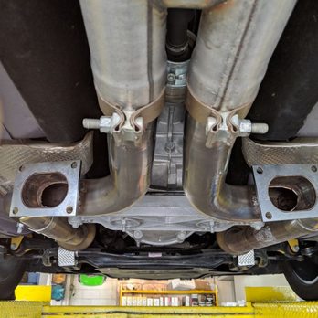 Collins Muffler and Service - Electric cut outs on a 2017 Dodge Challenger. - Auto Repair Near Me - Greeley, Colorado Collins Muffler and Service - Electric cut outs on a 2017 Dodge Challenger. - Auto Repair Near Me - Greeley, Colorado