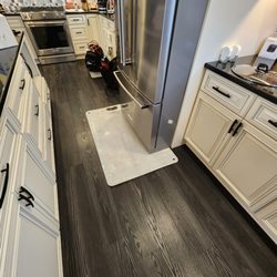 My Home Appliance Service - Floor protected during service repair.