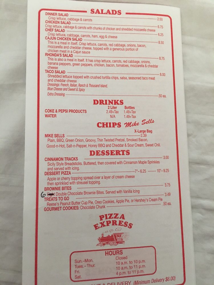 PIZZA EXPRESS 12 Photos & 22 Reviews 4194 Kettering Blvd, Moraine