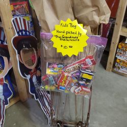 Grandma's fireworks grab bag for the little ones.