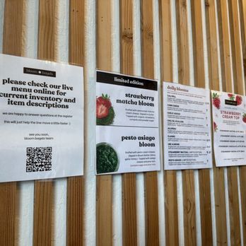 Bloom Bagels - Menu - Bagels Near Me - Campbell, California