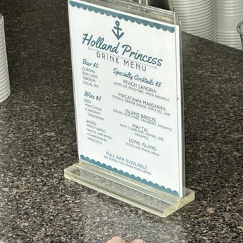 Holland Princess - Specialty drink menu - Boat Charters Near Me - Holland, Michigan Holland Princess - Specialty drink menu - Boat Charters Near Me - Holland, Michigan