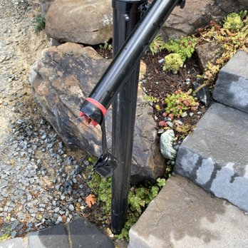 Greensward - Greensward only put railing on stairs after Louisa Co. insisted. Since its not in the contract, they can use electrical tape to attach caps - Landscaping Near Me - Culpeper, Virginia Greensward - Greensward only put railing on stairs after Louisa Co. insisted. Since its not in the contract, they can use electrical tape to attach caps - Landscaping Near Me - Culpeper, Virginia