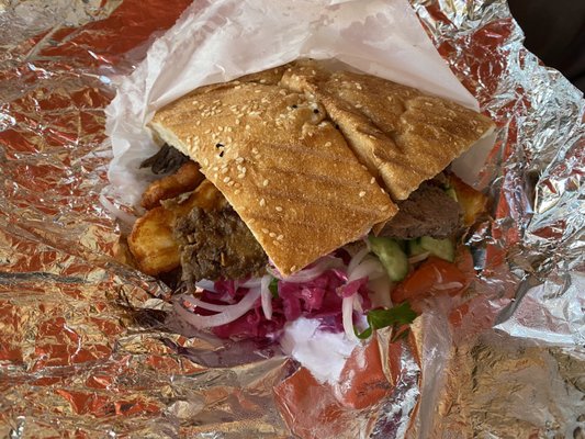 Döner Kebab at Turk's Inn
