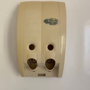 Vagabond Inn - Broken, unused, shampoo and body wash dispenser with mold inside. - Hotels Near Me - Hemet, California Vagabond Inn - Broken, unused, shampoo and body wash dispenser with mold inside. - Hotels Near Me - Hemet, California