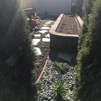 Springfall Landscape & Maintenance - My HUGE raised garden bed in back area. - Masonry/Concrete Near Me - Central Point, Oregon