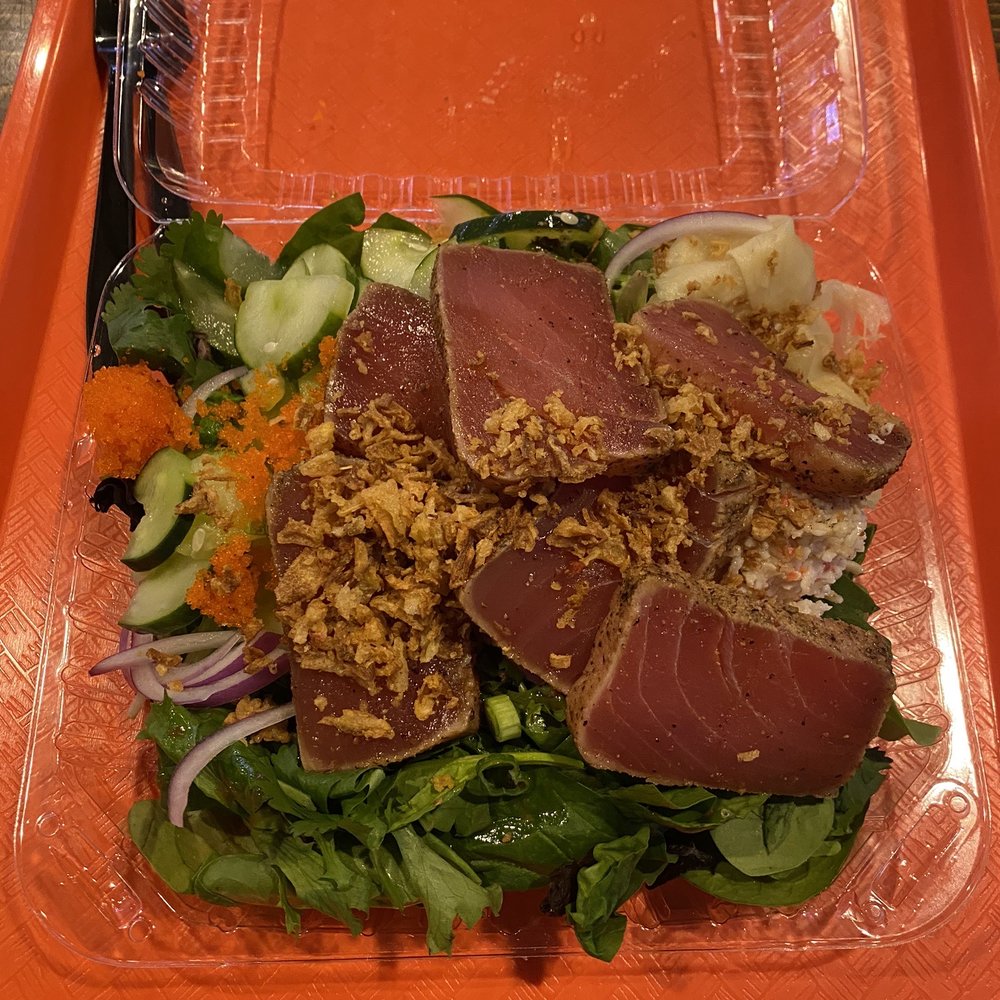 Poke n Salad - Peppered tuna bowl - Poke Near Me - Temecula, California Poke n Salad - Peppered tuna bowl - Poke Near Me - Temecula, California