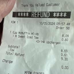Partial refund- had to ask for the FULL refund Partial refund- had to ask for the FULL refund