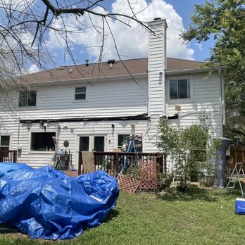 Renovate In Texas - Day 1 - the overhang is gone! - General Contractors Near Me - Austin, Texas