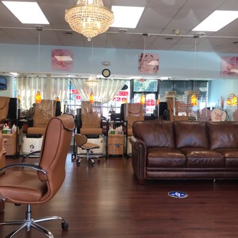 J&A Nails Spa - They are only seating every other seat, unless your from same household. - Nail Salons Near Me - Weymouth, Massachusetts