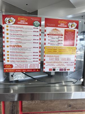 Menu photo 1 Richie's Hot Chicken Bellflower, CA Menu photo 1 Richie's Hot Chicken Bellflower, CA