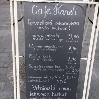 Kahvila Kaneli - Tänään tarjolla... - Coffee & Tea Near Me - Kuopio, 15 Kahvila Kaneli - Tänään tarjolla... - Coffee & Tea Near Me - Kuopio, 15