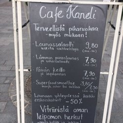 Kahvila Kaneli - Tänään tarjolla...
