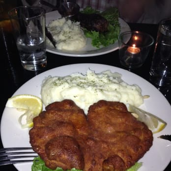 Barra N - Breaded and seasoned cheekinnnnn!! Not something to scream about, but loved the mashed potatoes ;) - Argentine Near Me - Chicago, Illinois Barra N - Breaded and seasoned cheekinnnnn!! Not something to scream about, but loved the mashed potatoes ;) - Argentine Near Me - Chicago, Illinois