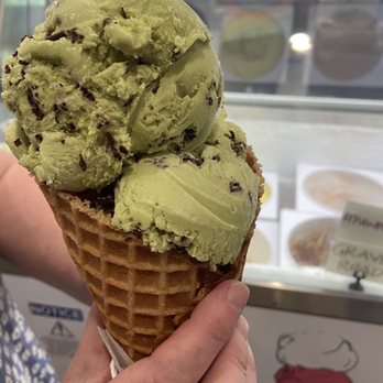 Agape Creamery - Mint chocolate chip 2 scoops - Ice Cream & Frozen Yogurt Near Me - Millville, Delaware Agape Creamery - Mint chocolate chip 2 scoops - Ice Cream & Frozen Yogurt Near Me - Millville, Delaware