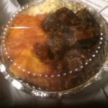 Caribbean Vibes - Oxtail ,MAC and Cheese, Cole saw.As West Indians call Mac cheese, Pie . The Pie is Delicious 5 star minus the lady with attitude - Imported Food Near Me - Brooklyn, New York Caribbean Vibes - Oxtail ,MAC and Cheese, Cole saw.As West Indians call Mac cheese, Pie . The Pie is Delicious 5 star minus the lady with attitude - Imported Food Near Me - Brooklyn, New York