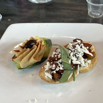 California Grill - Cucumber with humus and bruschetta - Caterers Near Me - Whittier, California California Grill - Cucumber with humus and bruschetta - Caterers Near Me - Whittier, California