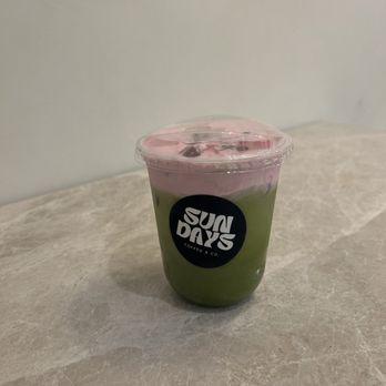 Sundays Coffee & Co - Strawberry matcha - Coffee & Tea Near Me - Newport Beach, California