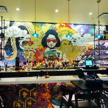 Mosu - Insane art behind the bar. - Asian Fusion Near Me - Albany, New York Mosu - Insane art behind the bar. - Asian Fusion Near Me - Albany, New York