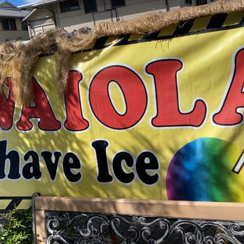 Waiola Shave Ice - On the gate next to parking lot - Ice Cream & Frozen Yogurt Near Me - Honolulu, Hawaii Waiola Shave Ice - On the gate next to parking lot - Ice Cream & Frozen Yogurt Near Me - Honolulu, Hawaii