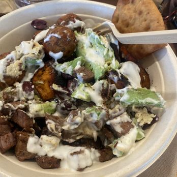 CAVA - Cava Grains Bowl with Steak + Feta - Mediterranean Near Me - Hanover, Massachusetts CAVA - Cava Grains Bowl with Steak + Feta - Mediterranean Near Me - Hanover, Massachusetts