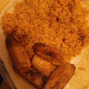 Anokye Krom African American Restaurant - Jollof and Plantain...I ate one plantain, they originally gave me 6 pieces of plantain with Talapia for $20.00 !?! - African Near Me - Worcester, Massachusetts Anokye Krom African American Restaurant - Jollof and Plantain...I ate one plantain, they originally gave me 6 pieces of plantain with Talapia for $20.00 !?! - African Near Me - Worcester, Massachusetts