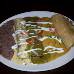 Poblano Chicken Enchiladas
