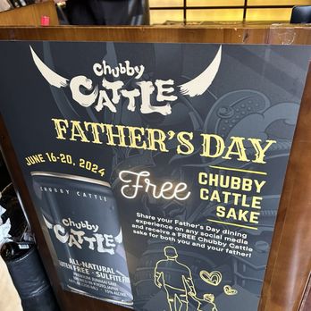 Chubby Cattle - Fathers day special - Barbeque Near Me - Rosemead, California