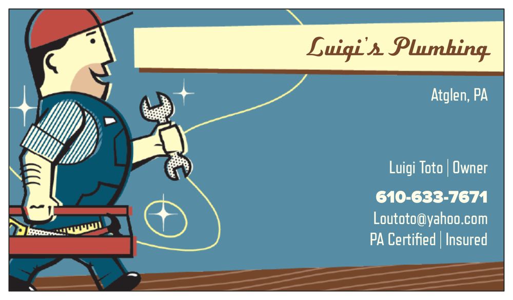 Slide of Luigi’s Plumbing