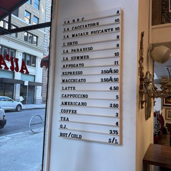 All'Antico Vinaio - Menu - Sandwiches Near Me - New York, New York All'Antico Vinaio - Menu - Sandwiches Near Me - New York, New York