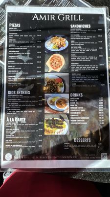 Menu photo 2 Amir Grill Golden, CO