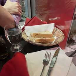 Complimentary bread