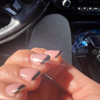 Miracle Nails Spa - Lines don't even go to the edge of the nail - Nail Salons Near Me - Newport News, Virginia Miracle Nails Spa - Lines don't even go to the edge of the nail - Nail Salons Near Me - Newport News, Virginia