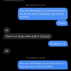 Ramshaa’s Driving School - TEXTS BETWEEN ME AND JAMES