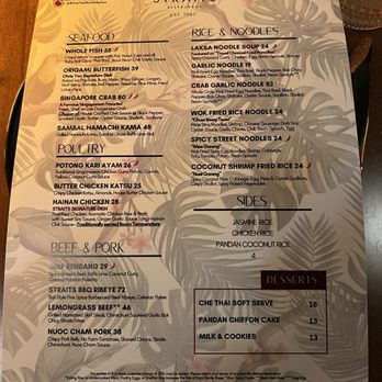 Straits - Honolulu - Menu - Asian Fusion Near Me - Honolulu, Hawaii
