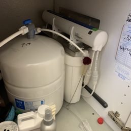 Under the sink reverse osmosis system Under the sink reverse osmosis system