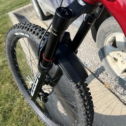 Crank Cycle and Fitness - New fork that Chris helped me warranty with SRAM