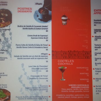 Italiano Cucina & Bar - Menu - Italian Near Me - Mexicali, BCN Italiano Cucina & Bar - Menu - Italian Near Me - Mexicali, BCN