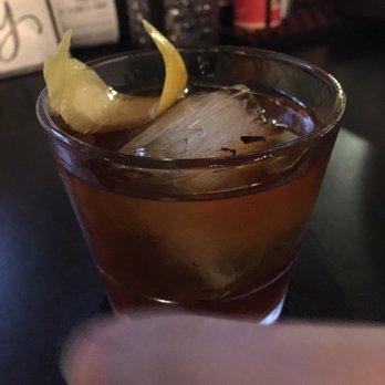 The Hangry Bison - Smoked rosemary old fashion - New American Near Me - Winter Park, Florida The Hangry Bison - Smoked rosemary old fashion - New American Near Me - Winter Park, Florida