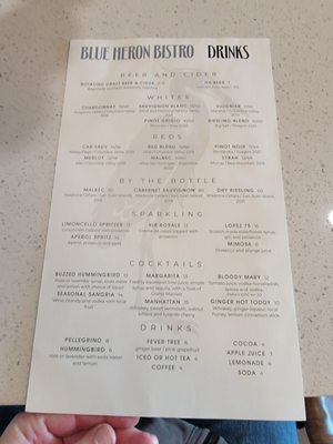Menu photo 1 Blue Heron Bistro Lopez Island, WA Menu photo 1 Blue Heron Bistro Lopez Island, WA