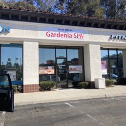 Exterior outside entrance of Gardenia Spa - Gardenia spa storefront - San Diego, California Exterior outside entrance of Gardenia Spa - Gardenia spa storefront - San Diego, California