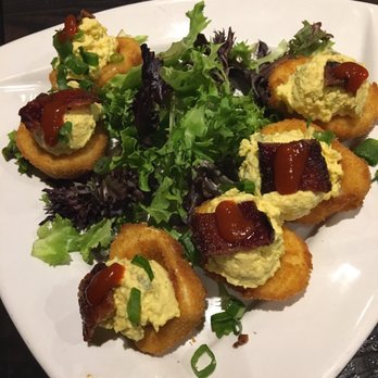 Local Goat - Deep Fried Deviled Eggs I would come here just for this!! - New American Near Me - Pigeon Forge, Tennessee