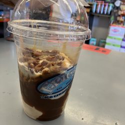 Eric's Ice Cream Factory - $9, 2 scoop sundae