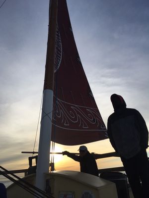 Sailing Montauk's Catamaran Mon Tiki by null