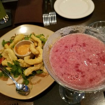 Wild Sage Bistro - Their calamari with Kimchi side is bomb! + scarlet Queen martini - New American Near Me - Spokane, Washington Wild Sage Bistro - Their calamari with Kimchi side is bomb! + scarlet Queen martini - New American Near Me - Spokane, Washington
