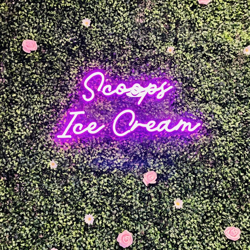 Scoops Ice Cream - Welcoming wall art. - Ice Cream & Frozen Yogurt Near Me - Greencastle, Indiana Scoops Ice Cream - Welcoming wall art. - Ice Cream & Frozen Yogurt Near Me - Greencastle, Indiana