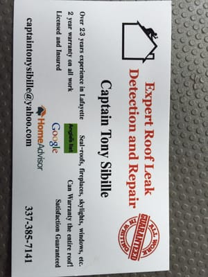 Expert Roof Leak Detection & Repair Logo