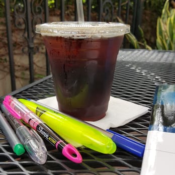 Bricks & Scones - *small* iced coffee $3.26 (w/ tax) - Coffee & Tea Near Me - Los Angeles, California
