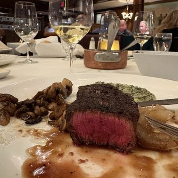 Rod's Steak And Seafood Grille - Petite filet is 8 ounces!! So good with mushrooms and creamed spinach! - Steakhouses Near Me - Morristown, New Jersey Rod's Steak And Seafood Grille - Petite filet is 8 ounces!! So good with mushrooms and creamed spinach! - Steakhouses Near Me - Morristown, New Jersey