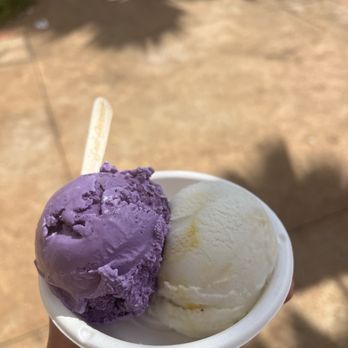 Sage Creamery - Ube Crinkle Cookie and Mango Sticky Rice Ice Cream - Ice Cream & Frozen Yogurt Near Me - Ewa Beach, Hawaii Sage Creamery - Ube Crinkle Cookie and Mango Sticky Rice Ice Cream - Ice Cream & Frozen Yogurt Near Me - Ewa Beach, Hawaii